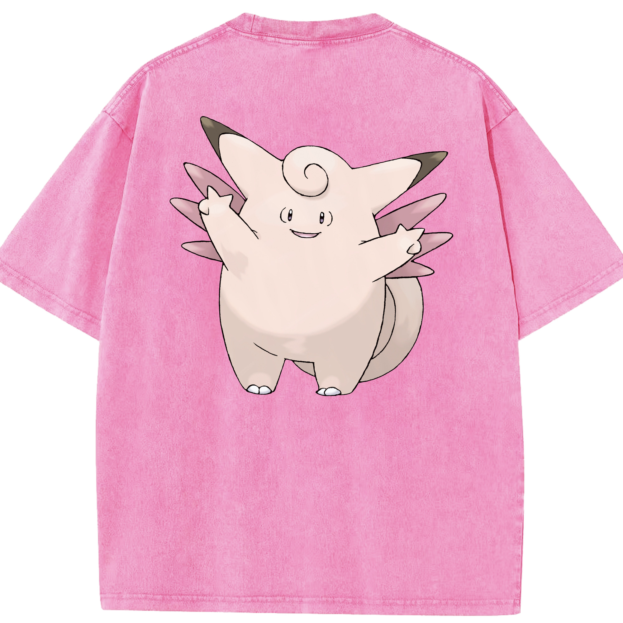 （画像用） ポケットモンスター Pokémon 綿100% ヴィンテージ風 半袖Tシャツ（背面プリント）